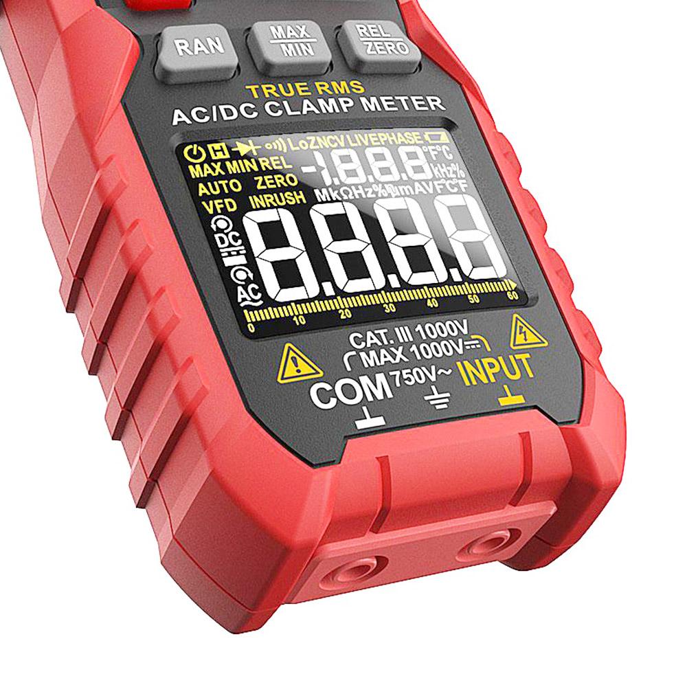 Измерительные клещи KAIWEETS HT208D INRUSH, датчик NCV, тестер электрических розеток GFCI, тестирование нулевого провода и провода под напряжением