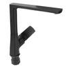 G1/2 Thread 360 Rotating Basin Sink Water Faucet Mixer Water Tap for Bathrooom Kitchen Black
