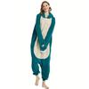Unisex Onesies Snorlax Kigurumi Fleece Anime Pajamas Homewear Christmas Halloween Cosplay Costume
