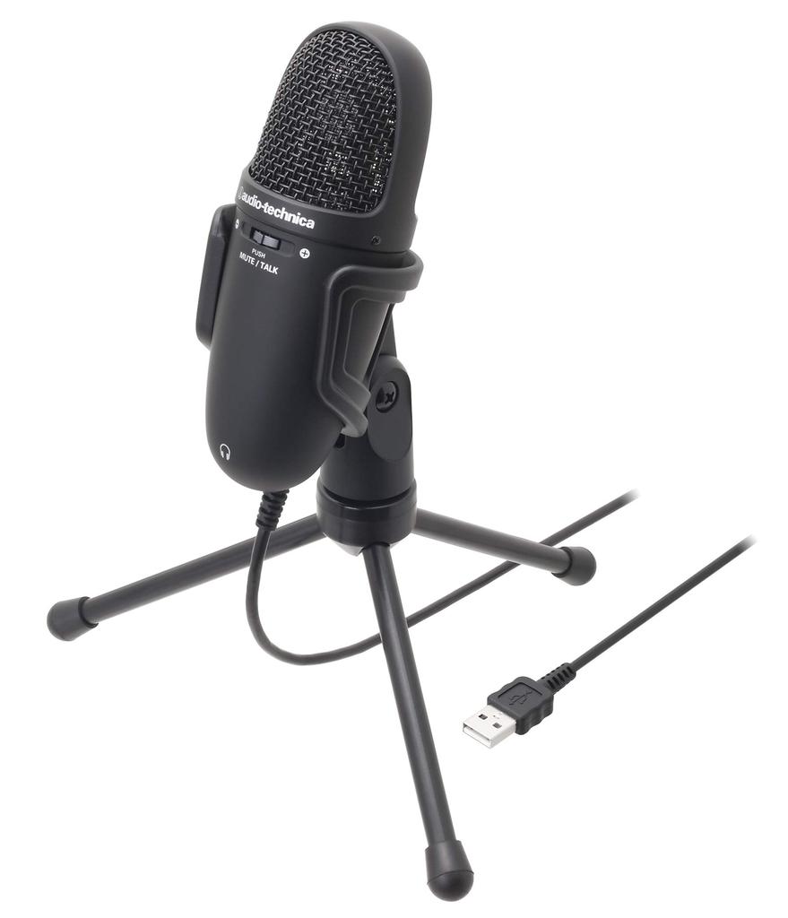 Audio Technica AT9934USB USB Condenser Microphone Work from home/Live broadcast/Recording/Video distribution/Podcast