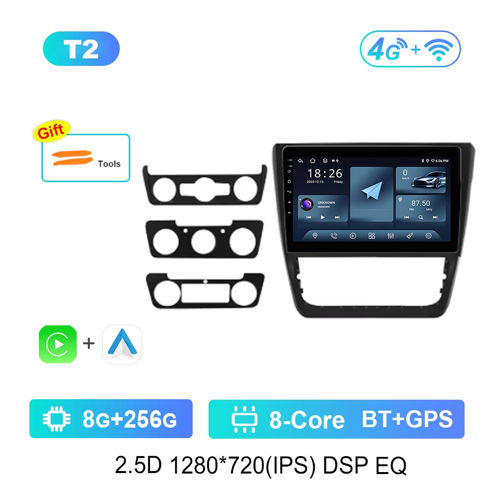 10-дюймовый автомобильный радио мультимедийный плеер для SKODA Yeti 5L 2009 - 2014 GPS Навигация Операционная система Android 4G Bluetooth WiFi DSP Стерео Авто Инструменты
