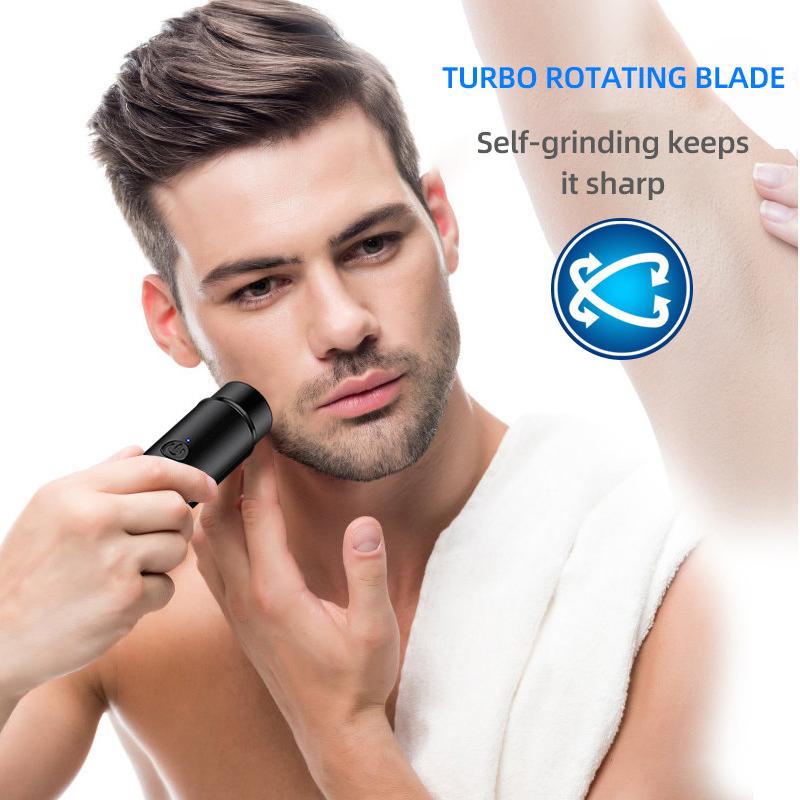 Mini Electric Shaver Portable Men's Shaver Electric Razor Beard USB Shaver Hair Removal