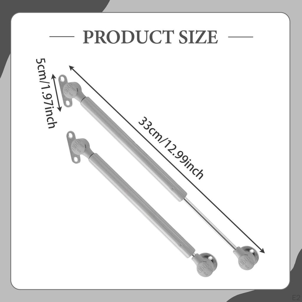 2Pcs Toy Box Hinges Slow Closing Silent Flat Lid Support for Chest Heavy Curved Round