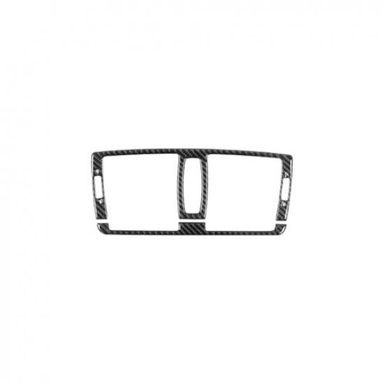 6Pcs Carbon Fiber Interior Air Vent Kit Cover Trim For BMW 1 Series E82 E88