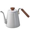 HARIO Bona Enamel Drip Kettle, 800ml, Induction Compatible, BDK-80-W
