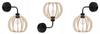 Wall Lamp, Square Lamp, Ceiling Lamp, Wooden Lampshade, Led