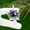 Friendship Day Deal Chevron Amethyst Stone 925 Sterling Silver Bezel New Pendant