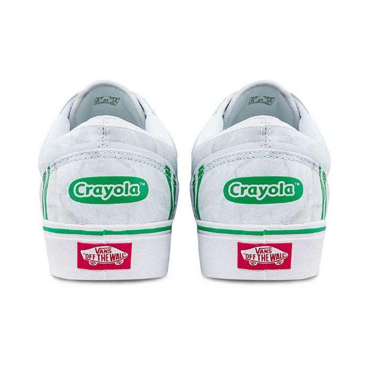 Crayola X Vans ComfyCush Old Skool DIY Unisex Sneakers White VN0A5DYCB1S