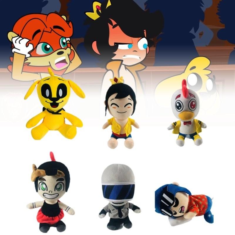 Очаровательная плюшевая игрушка Маска Желтого Пса Майккрека 25 см Мягкая и Удобная для Детей