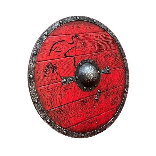 Средневековый Рагнар Лотброк, подлинный Battledore, круглый щит викингов, Эйвор Валгалла, щит викингов ручной работы, боевой изношенный щит, подарок
