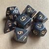 7pcs/lot Polyhedral Dice Set Double-Colors Dice D4 D6 D8 D10 D% D12 D20 for DND RPG Table Games