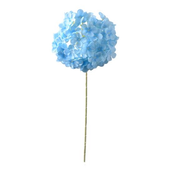 Real Touch Faux Hydrangea Flower 27" Large Fake Silk Hydrangea with Long Stem for Vase Wedding Party Centerpiece Home Table Decor