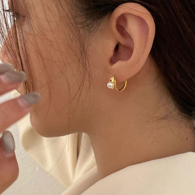 Pearl Earbuds New Style Niche High-end Earbuds Temperament Light Luxury Earbuds