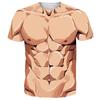 3D Print Funny Muscle Graphic T Shirt For Men Women Short Sleeve Ugly Tee Shirts Clothes Mens Novelty Party Cosplay Tshirts