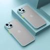 Противоударный бронированный матовый чехол для iPhone 16 15 14 Plus 13 11 12 Pro Max роскошный силиконовый бампер прозрачный жесткий чехол для задней панели из поликарбоната
