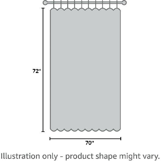 WEST LAKE Waffle Weave Grey Shower Curtain Ombre Water Resistant Hotel Spa Bathroom Decorative Shower Curtain with Grommet No Hook Machine