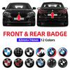 BABB2 74mm 82mm rear boot badges front hood trunk Emblem logo for BMW F18 F10 E64 E63 E60 E52 E83 E46 E92 E90 E84 E93 G03 F20 X3 X5 X6