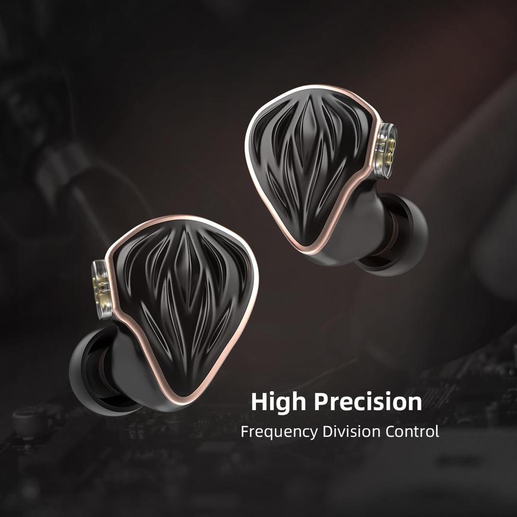 HIDIZS MS3 Гибридные проводные наушники HiFi канального типа с двумя магнитами, двухкамерным динамическим драйвером с 3 типами фильтров настройки, 2-контактный китайский разъем 1DD+2BA 0,78 мм