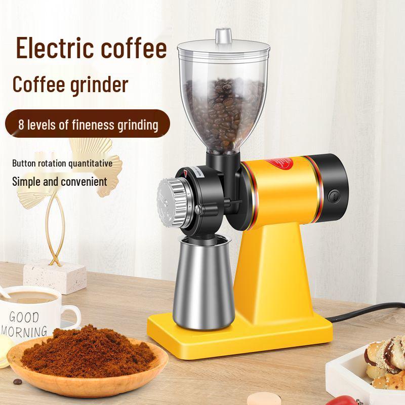 Electric Coffee Bean and Powder Grinder for Household Drip Brewing