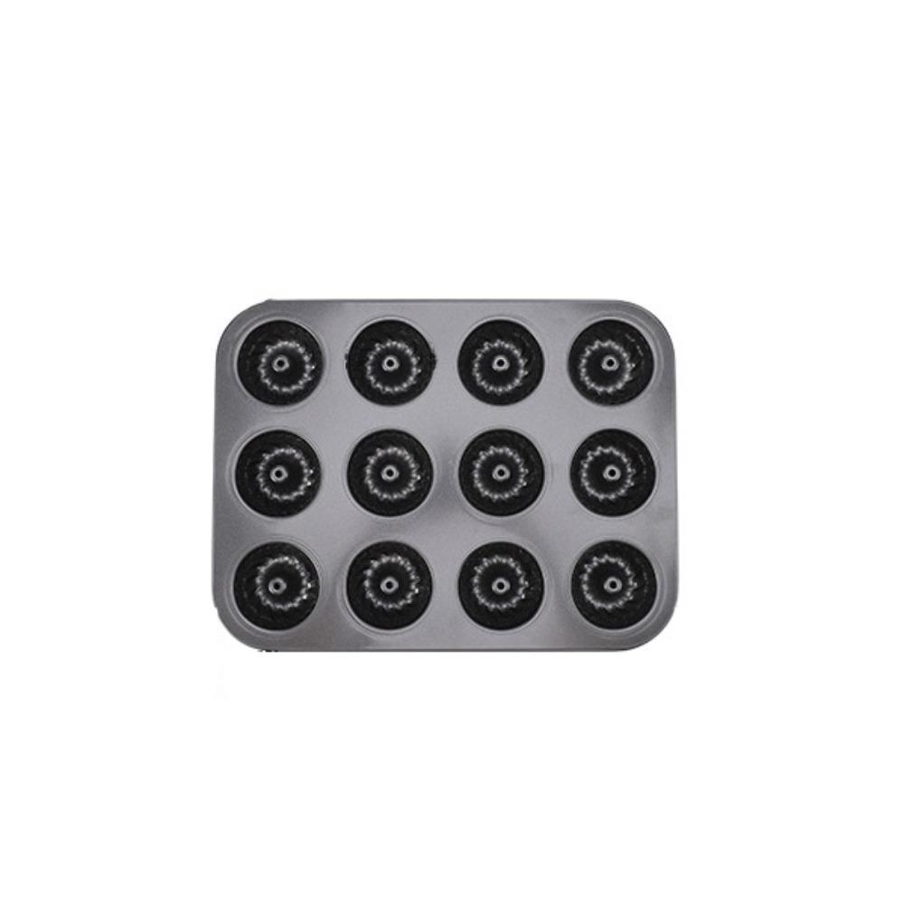Carbon Steel Mini Fluted Tube Cake Pan Non-stick Bread Baking Pan Pumpkin Cake Baking Mold  Muffin