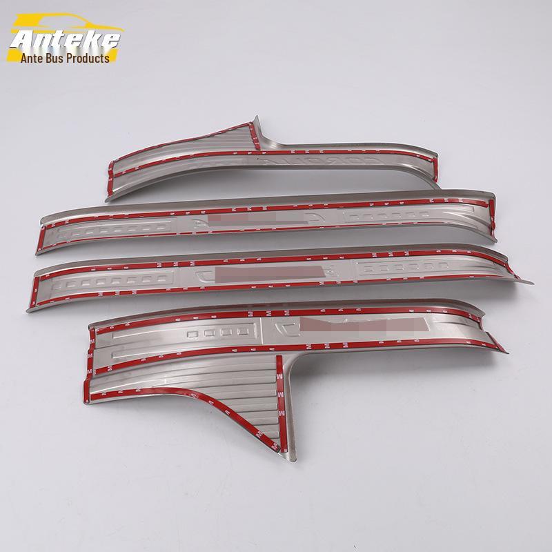 Комплект для модификации порогов дверей, накладки на педаль багажника и бампера, совместимый с 14 моделями Corolla