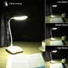 GZDL 14 LEDs Desk Lamps USB Charging Reading Light Touch 3 Mode Flexible Table Lamp with Clip