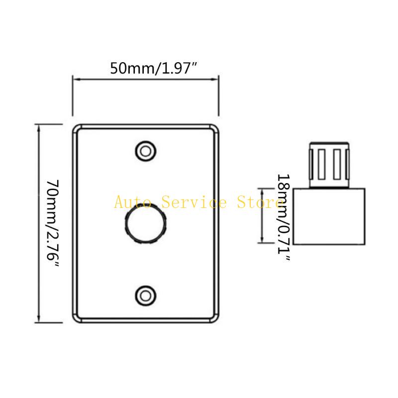 462A DC12V Dimmer Switch for Marine Trailers Boats No Noise Accurate Dimming Control