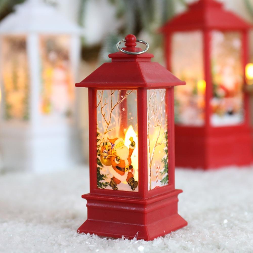 Handheld LED Lights Christmas Lantern Tabletop Decor Light Decoration Light  Christmas Decorated