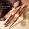 Boar Bristle Long Handle Hair Comb & Narrow Tooth Styling Brush