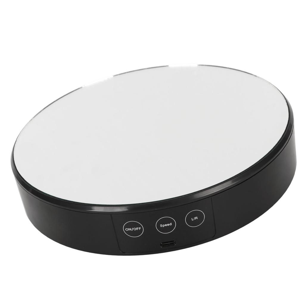 Моторизованный вращающийся стенд для демонстрации на 360 градусов с белым светом, грузоподъемность 5 кг, электронный проигрыватель