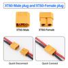 XT60 Male and Female Power Connector Bullets For RC Lithium Batteries RC Drones Aircraft Car Boat Plugs 5pcs