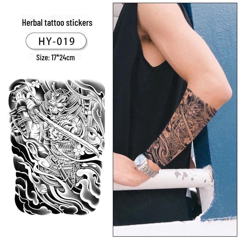Водостойкие, долговечные наклейки-татуировки с изображением травяных цветов для мужчин и женщин — полуперманентные, неотражающие татуировки на руки и ноги
