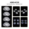Reliable-Wheel Center Hub Cap 4Pcs 42603-42120 Chrome Cover For Toyota RAV4 2006-2012 Rim Wheel Trim Hub Cover 4260342120