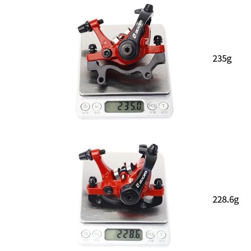 ZOOM Bicycle Disc Brake Aluminum Alloy F160 R160 Mountain Road MTB Bike Mechanical Caliper Disc Brakes Cycling Double Brake