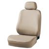 BONFORM Seat Cover, Colored Cover, Light/Normal Car, 1 Front, Full Back Cover, Bucket-1, Beige 4055-50BE
