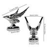 Car Hood Ornament 3D Car Emblem Self-Adhesive Eagle Stickers Decal Badge Sculpture Eagle Ornament Car Modification Accessories