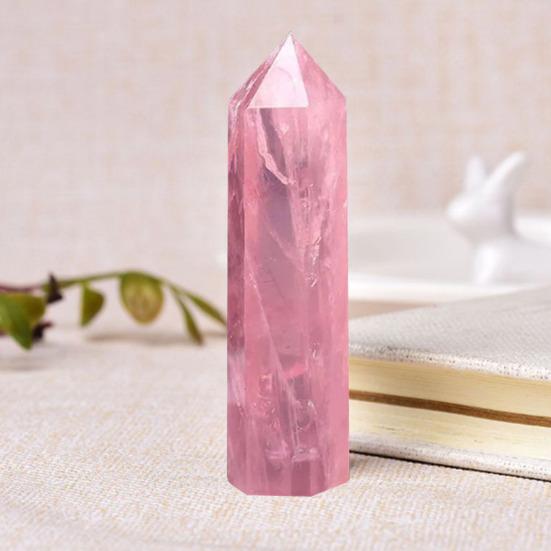 Натуральный кристалл Призма Положительная энергия Камень Столб Украшение для дома Кристалл Башня Камни Аксессуар Подарок для друзей и семьи