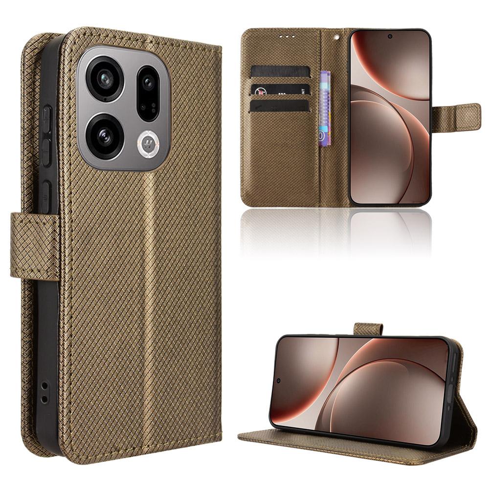 Flip Covers For OPPO Find X10 E,Find X9,Find X9S Leather Case [Flip Vintage Leather] Shockproof Durable Retro Phone Case
