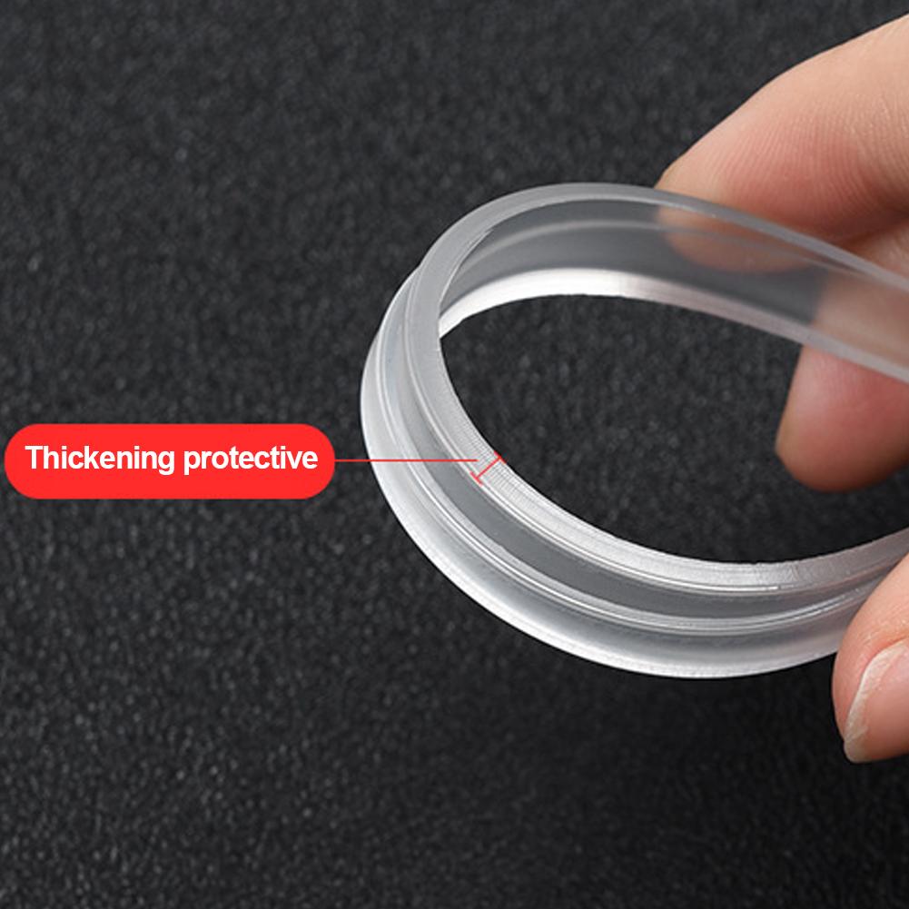 4 шт./компл., универсальная защита от царапин, защита бампера, защита края двери автомобиля, защитная наклейка для зеркала заднего вида, защитная наклейка