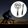 Bicycle Crankset Mountain Bike Crank Arm Set Part Round Chainring and Lightweight Single Speed