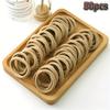 50PCS High Elastic Hair Bands Thick Ponytail Holders Durable Hair Ties for Women Girls Daily Hair Accessories