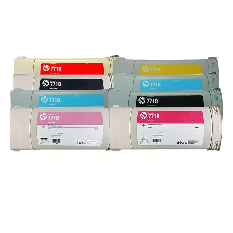 HP 771B 8-Color Ink Cartridge Set for DesignJet Z6200/Z6800