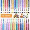 Guangna 1000 Acrylic Markers, 48 Washable Colors for Ceramic, Stone Painting, Graffiti, Water-Based Pens