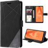 Protective Case for Samsung Galaxy A32 5G - BOOLING - Black - Shockproof - Wallet with Card Slots