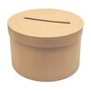 Urn - Kraft - Round - To Decorate - Cardboard - 24.5x24.5x15cm
