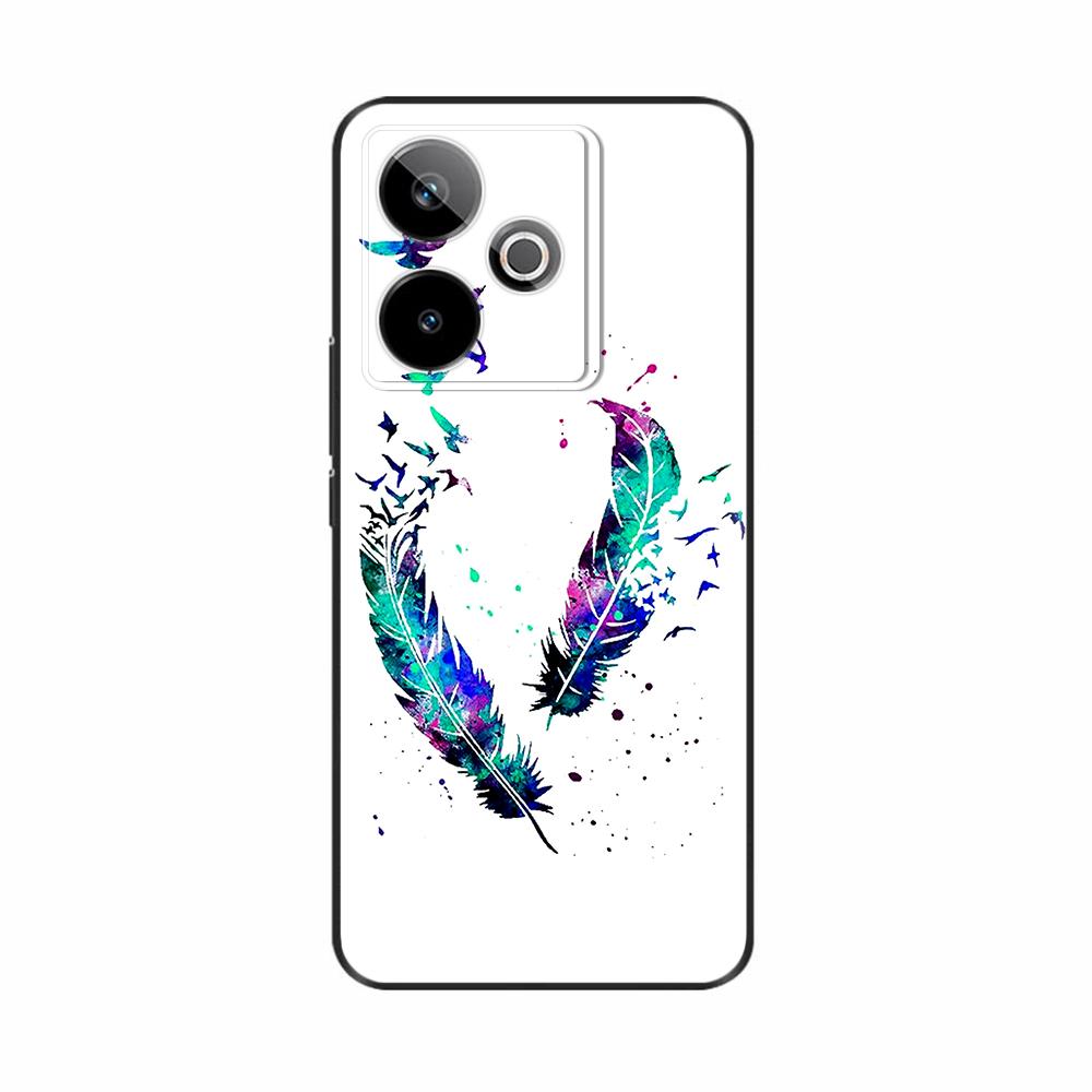 Чехол для Realme GT7 GT 7T RMX5061 Чехол с рисунком кошки Мягкий силиконовый чехол для телефона Для Realme GT 7T GT7 Pro RealmeGT 7 Pro Fundas Etui