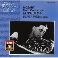 CD BRAIN; KARAJAN, PHILHARMONIA - Mozart: Concertos Pour Cor / Horn C CDH7610132 Great Recording Canada Classical Used