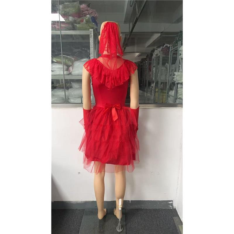 Трансграничный мастер преступного мира Лидия косплей сетчатое платье Хэллоуин косплей сценический костюм невесты