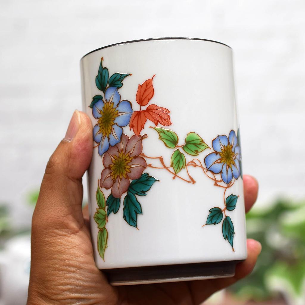 Waza no Kura Большой Кутани Фарфор Бренд Tessen Сделано в Японии Чайная чашка, Дизайн, Керамика, Название, Посуда,