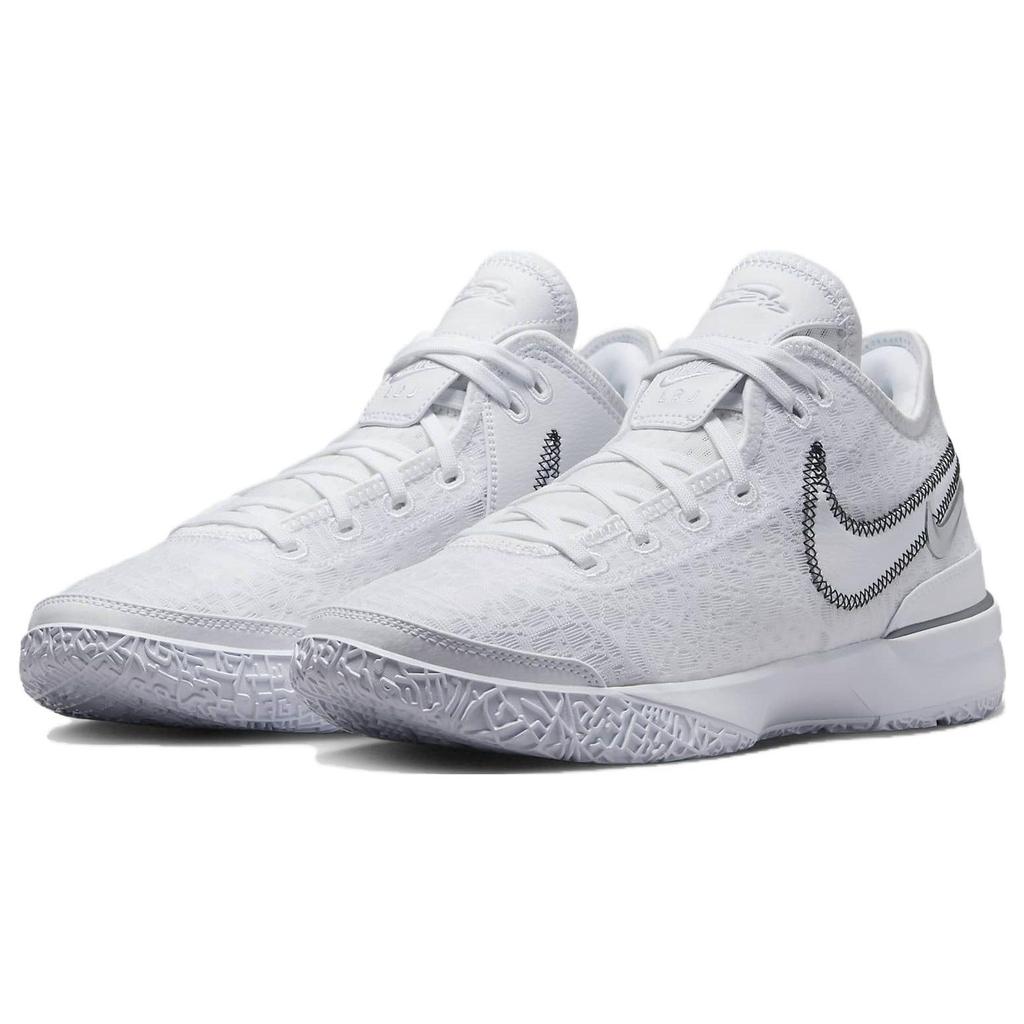 Nike Увеличить LeBron NXXT Gen EP Белые мужские кроссовки Черный металлик-Серебристый DR8788-101